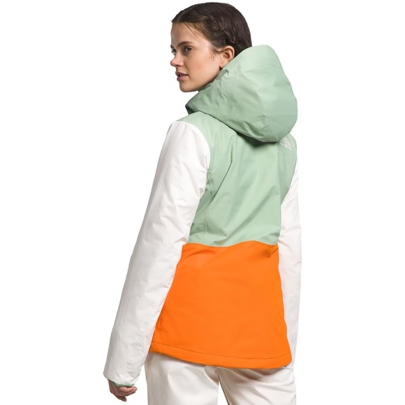 The North Face - Women's - Freedom Insulated Jacket - Sage/Orange - NWT - Picture 3 of 8